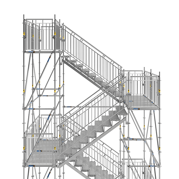 Afixfast X52 trappen toren voor publieksevent