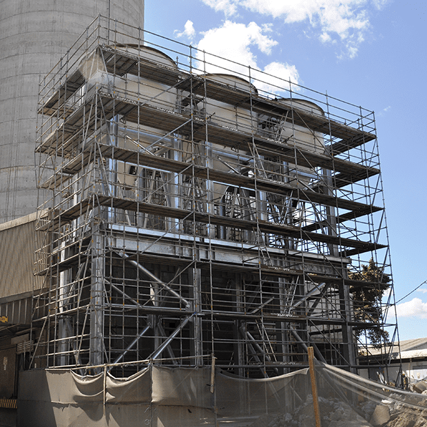 Afix fast X52 industry scaffold for shut down works - Albioma Mauritius