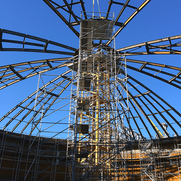 Afixfast X52 space scaffold for tank constructions