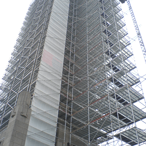 Afixfast X52 renovation scaffold with loading platform