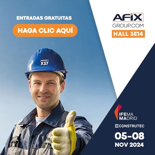 Construtec 2024 - Afix Group free entrance tickets