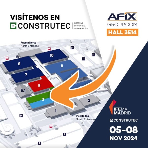 Construtec 2024 - Afix Group booth Hall 3E14